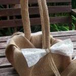 Flower Girl Basket and Ring..
