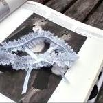 White Vntage Lace Bridal Ga..