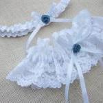 Bridal Garters Throw and Ke..